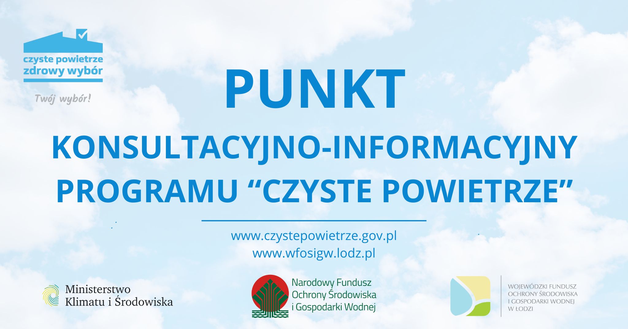 PUNKT KONSULTACYJNO INFORMACYJNY PRGRAMU CZYSTE POWIETRZE