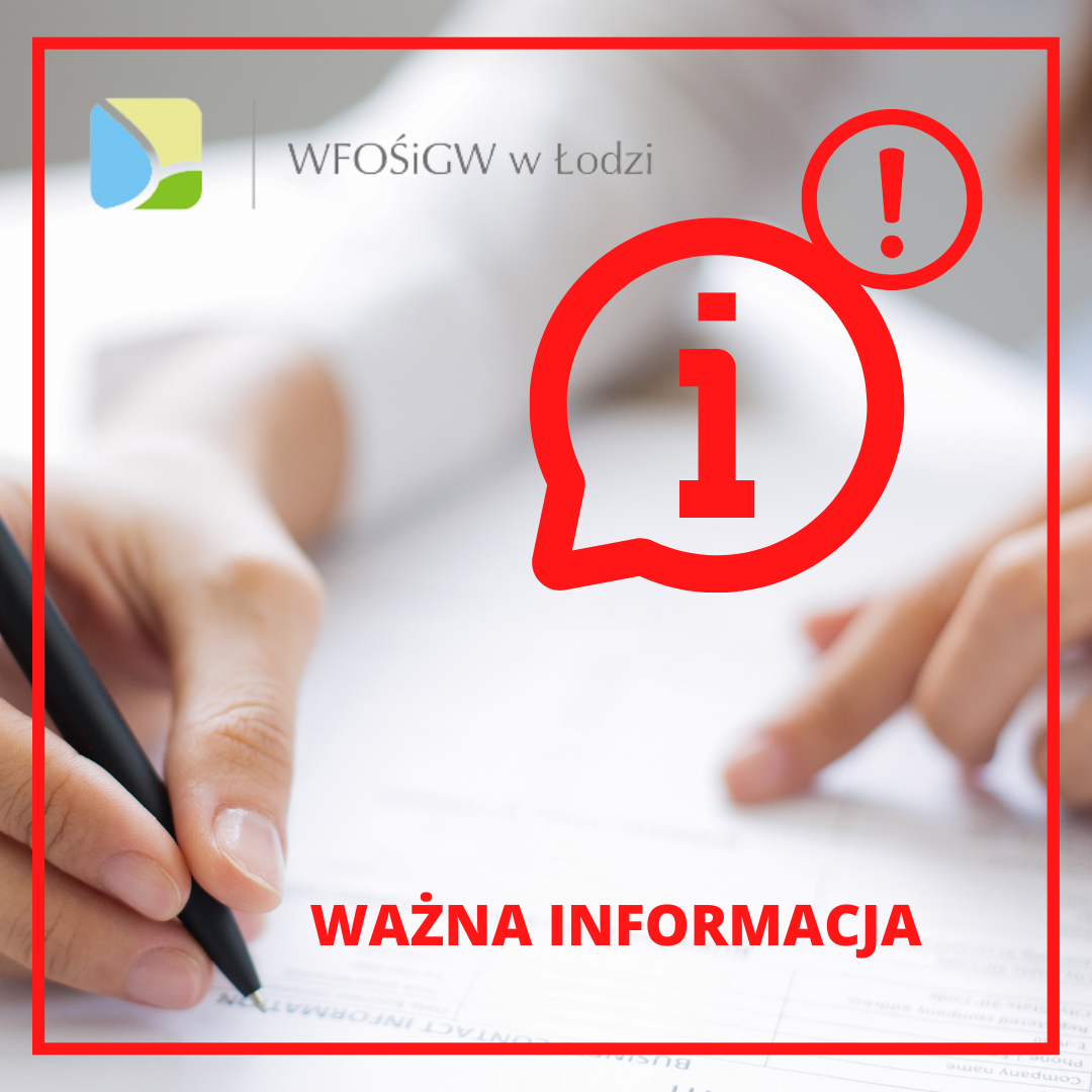 Wstrzymanie naboru wniosków o dofinansowanie w ramach PP dla przedsięwzięć w zakresie wykonywania przydomowych oczyszczalni ścieków na 2024 rok 