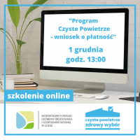 "Program Priorytetowy Czyste Powietrze – wniosek o płatność"