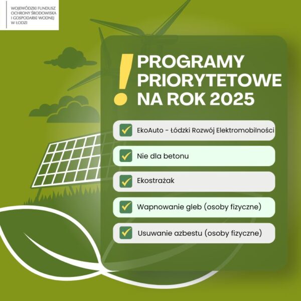 Zdjęcie prezentujące - Programy Priorytetowe na rok 2025